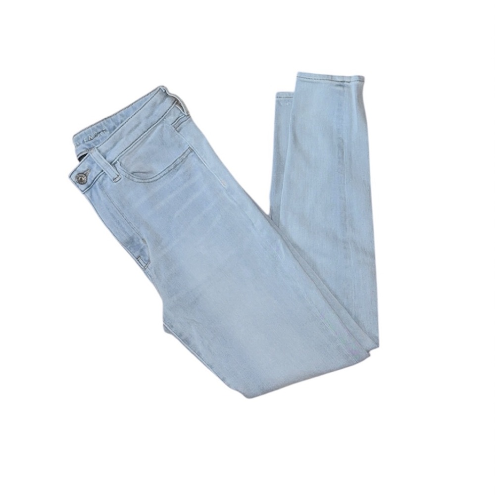 American Eagle Outfitters Light Blue super high rise jeggings
